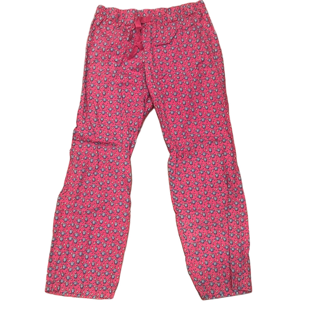 Vineyard Vines Pink Owl Print Pajama Bottoms